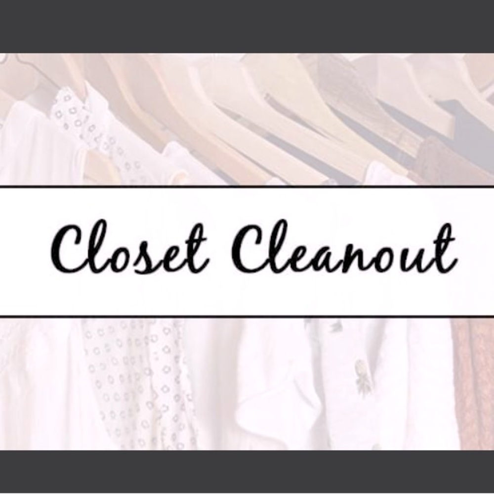 Closet Clean Out Sale!